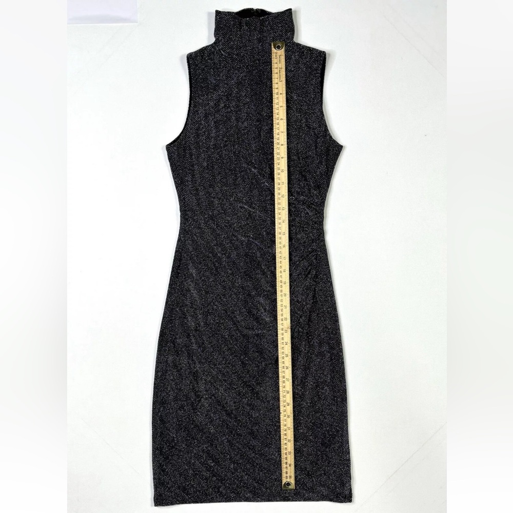 Ralph Lauren Evening Dress Women’s 2 Shimmering Silver Sleeveless Draped - Picture 5 of 9
